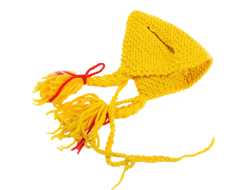 Puppy Cap Twist Braid Cute Shape Hand Knitting Cat Dog Woolen Yarn Hat Headwear Pet Accessories 2#