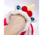 Pet Costume Red Color Dancing Lion Cosplay Clothing New Year Cat Cloak Winter Clothes Pet Clothes-S