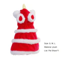 Pet Costume Red Color Dancing Lion Cosplay Clothing New Year Cat Cloak Winter Clothes Pet Clothes-M