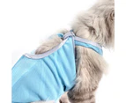 Cat Shirt Soft Texture Safety Prevention Fabric Sterilization Recovery Kitten Outfit Pet Accessories-M 1#