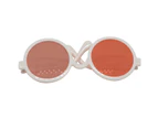 Pet Glasses Reflective Cool Round Shape Lovely Interesting Funny Pet Sunglasses for Party 1#