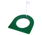 4Pcs/Set Golf Putting Cup Hole Flag Indoor Home Yard Practice Training Tool Green