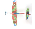 5Pcs DIY Hand Throw Flying Glider Foam Aeroplane Planes Model Children Toy Gift Random Color