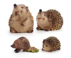 Animal Simulation Hedgehog Educational Model Doll Kid Gift Desktop Ornament Toy D