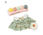Doll Cloth Comfortable DIY Multiple Styles Duck Cartoon Stuffed Accessories Suit for Kids E