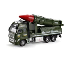 Children Alloy Pull Back Engineering Vehicle Military Truck Car Model Toy Gift 4#