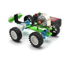 DIY Electric Reptile Robot Car Model Science Experiment Educational Kids Toy Green
