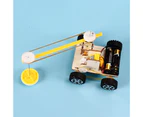Experimental Car Toy DIY Multifunction Wood Science Learning Sweeping Robot Kit Car Model for Kids Wooden