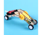 Kid DIY Assembly Electric Crawling Worm Robot Model School Science Experiment Toy Yellow
