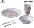 5pc Ashdene Up In The Sky Kids Melamine Cup/Bowl/Plate/Fork/Spoon Dinner Set