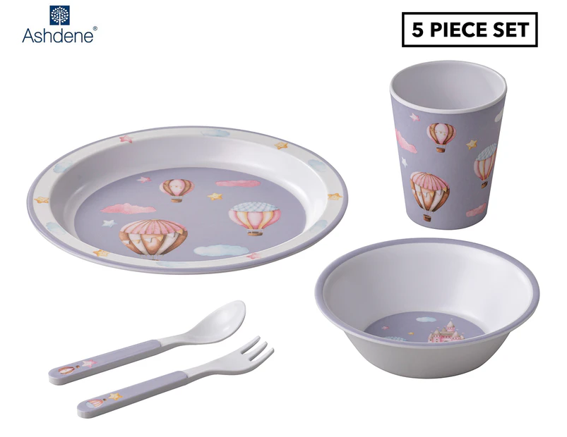 Ashdene 5-Piece Kids' Dinner Set - Up In The Sky