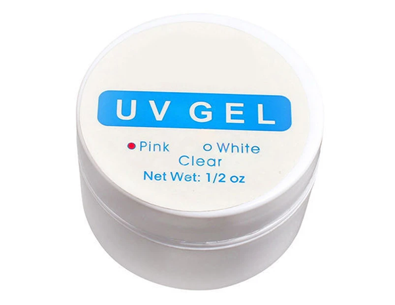 Nail Painting Art Primer Base UV Gel Acrylic Top Coat Tip Manicure Tools-White
