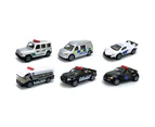 Car Model Realistic Simple Operation Alloy Police Car Model Kids Toy for Interactive Play-Style Random