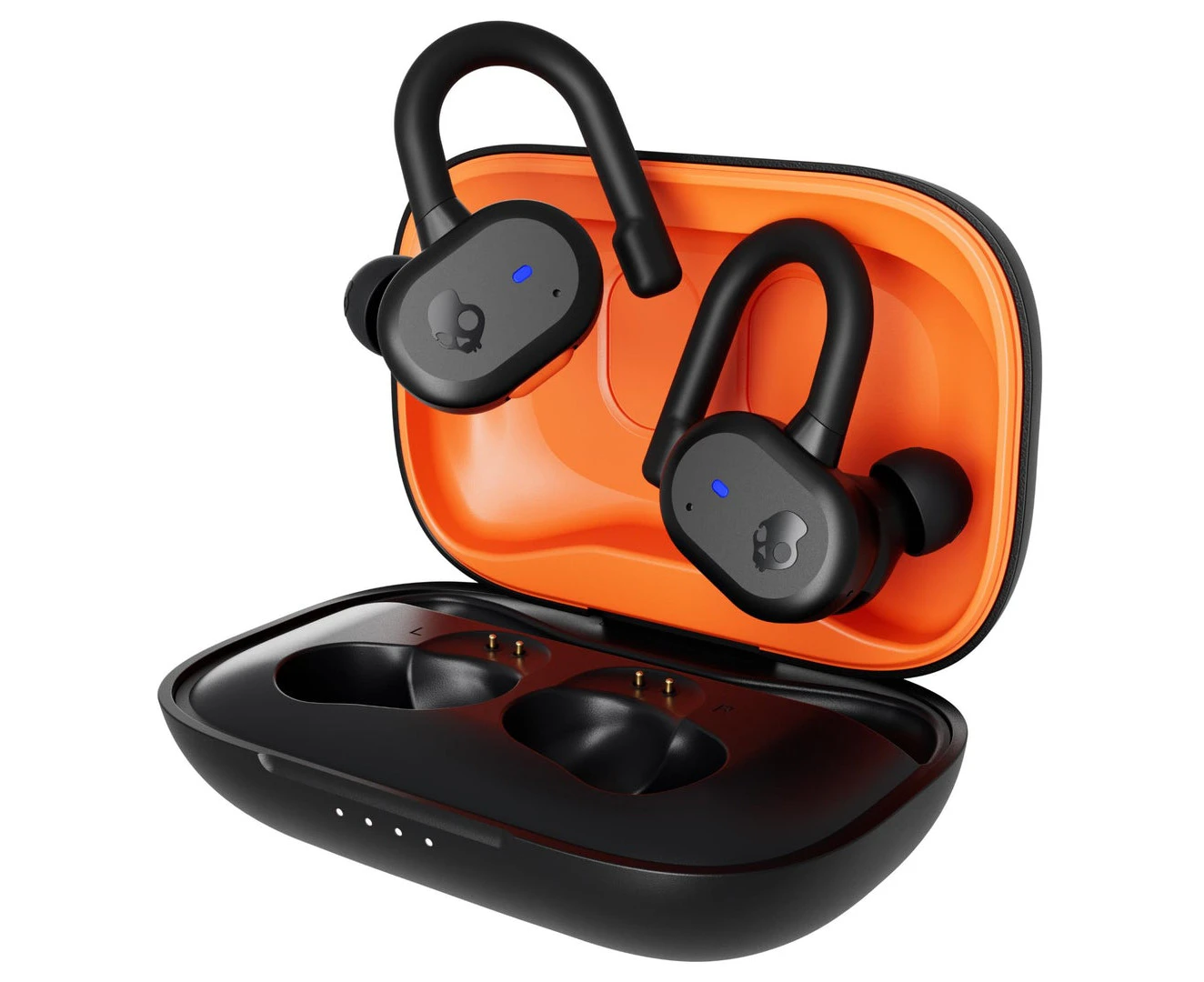 Skullcandy Push Active True Wireless In-Ear Headphones (Black/Orange)