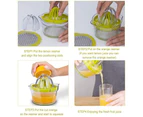 Manual juicer fruit squeezer lime juicer with 400 ml container