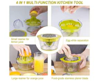 Manual juicer fruit squeezer lime juicer with 400 ml container