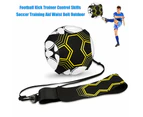 Adjustable Football Kick Trainer Soccer Kicker Training Aid Equipment Waist Belt