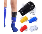 2Pcs Adult Outdoor Sports Football Leg Pad Shin Guard Shield Protective Cover Black
