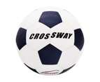 Crossway Sports Football Wear-resistant Good Sealing Performance Elastic No.5 Children Adult Professional Competition Football for Students Blue-White