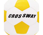 Crossway Sports Football Wear-resistant Good Sealing Performance Elastic No.5 Children Adult Professional Competition Football for Students Yellow White