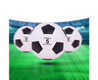 Size 4 5 Faux Leather Wearproof Football Soccer Training Ball for Children Adult Random Color with Racket
