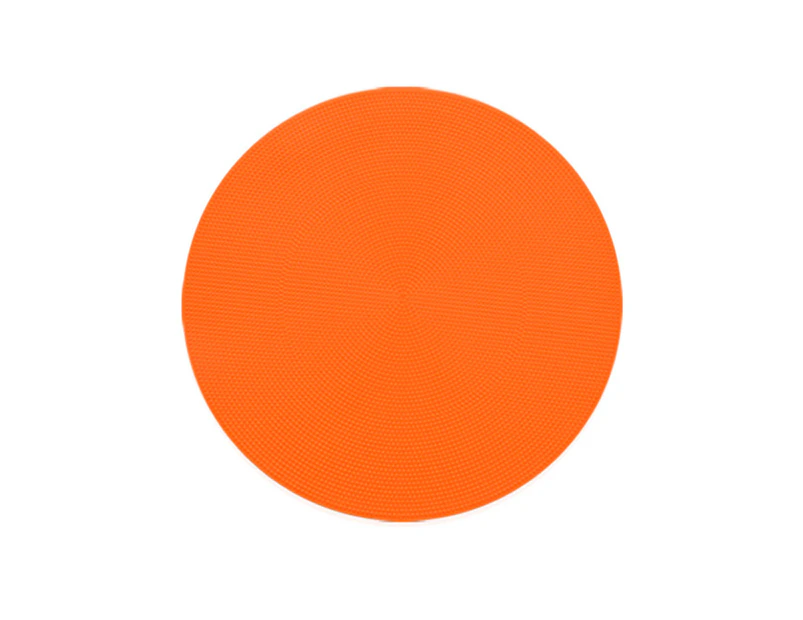 Football Training Aids Signs Discs Round Flat Landmark Pad for Outdoor Orange