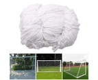 Football Net Corrosion-resistant Sturdy Construction White Portable Soccer Goal Net for Outdoor White