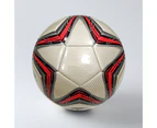 Wear-resistant Sports Football Anti-abrasion Durable High Elasticity Competition Soccer for School Red 4