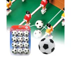 12Pcs Soccer Balls Toy Superior Material Maneuver Easily Teamwork Ability Standard Football Tables Mini Soccer Balls for Family Black White