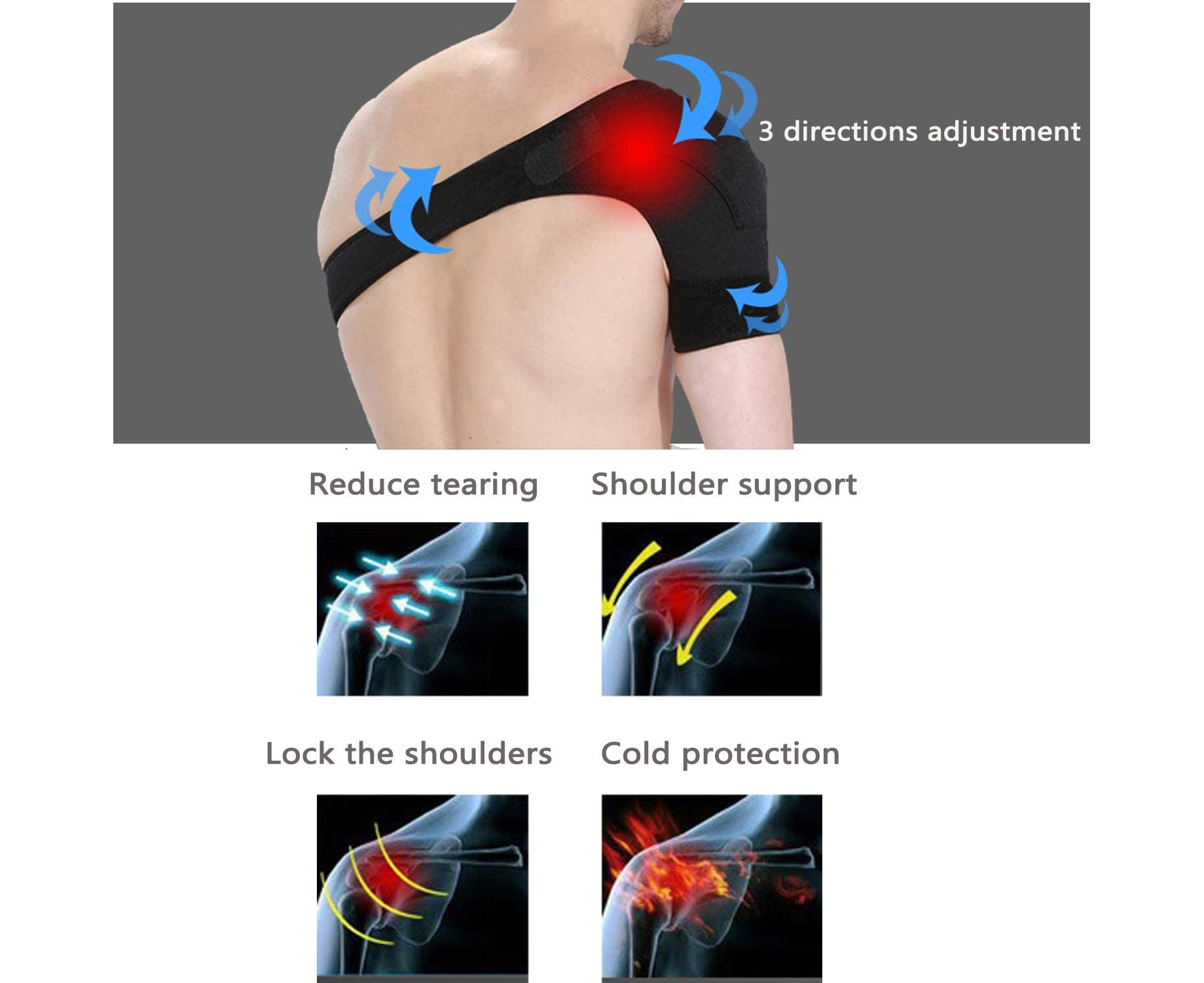 Shoulder Stability Brace - Injury Recovery Compression Support