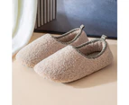 Womens Slippers Comfortable Indoor Shoes with Memory Foam Warm Plush - Smoky pink