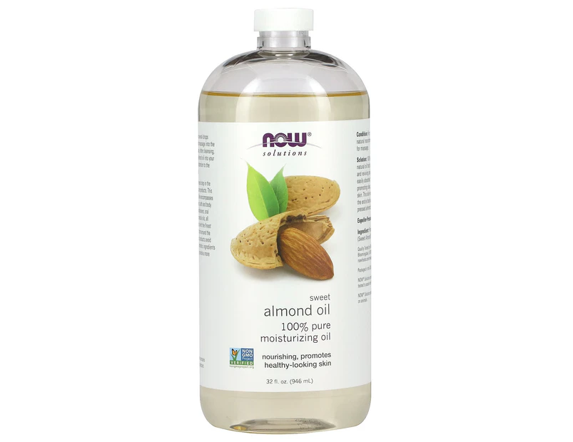 NOW Foods, Solutions, Sweet Almond Oil, 32 fl oz (946 ml)