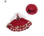 1Set Doll Clothes Mini Decoration Compact Various Fashion Doll Outfits Birthday Gift G