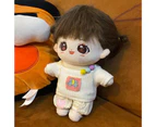 1Set Doll Clothes Lovely Eye-catching Lightweight Doll Cartoon Clothes Suit for Kids