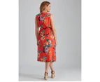 Millers Sleeveless Rayon Midi Dress - Womens - Butterfly Tropical