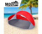 Mountview Pop Up Tent Camping Beach Tents 4 Person Portable Hiking Shade Shelter - Red