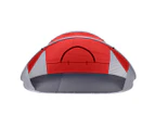 Mountview Pop Up Tent Camping Beach Tents 4 Person Portable Hiking Shade Shelter - Red