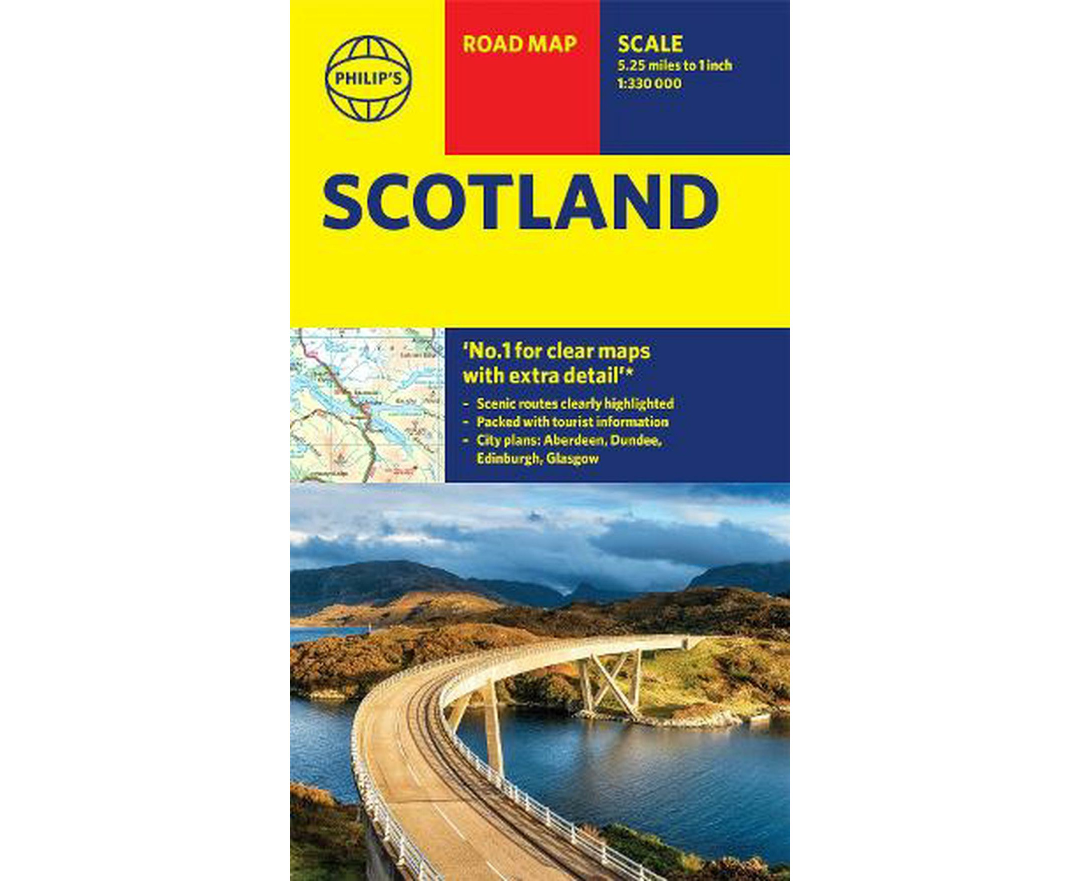 Road　Scotland　Philip's　Map