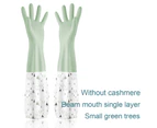 2 pairs Oil-proof dishwashing gloves,long-sleeved cleaning gloves