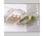 Refrigerator Storage Box Drawer Type Square Household Multifunctional Food Preservation Box, Specification: 1 Egg Box