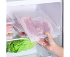 6 PCS Kitchen Refrigerator Drainable Fresh-Keeping Box Food Plastic Sealed Freezer Storage Box Fish Fresh Box, Size:Large