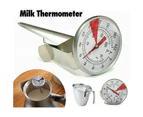 Milk Coffee Probe Thermometer Maker Temperature pan Clip Stainless Steel
