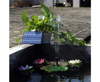 Solar Fountain Pump,Solar Panel Water Feature Pump for Garden, Pool