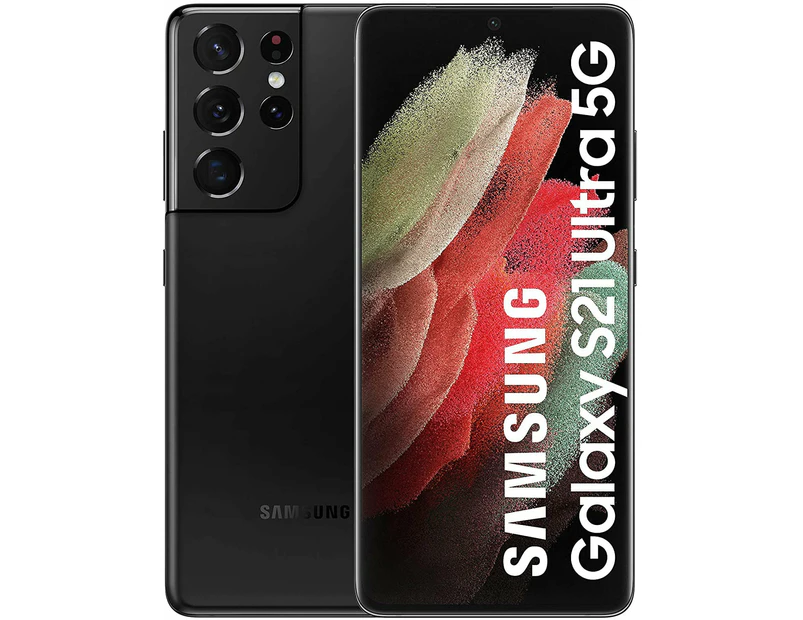 Samsung Galaxy S21 Ultra 5G 256GB Australian Stock Black - Refurbished - Refurbished Grade A