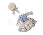 1Set 1/6 Doll Outfits Fine Workmanship Comfortable to Touch Fashionable Doll Tops Pants Set for Children Development 2