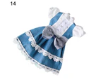 1Set 1/6 Doll Outfits Fine Workmanship Comfortable to Touch Fashionable Doll Tops Pants Set for Children Development 14