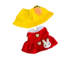 1Set  Doll Skirt Multifunctional Delicate Comfortable to Touch Doll Hairband Skirt Outfit for Home  C