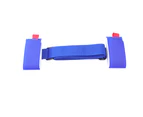 Adjustable Nylon Ski Board Fixed Strap Shoulder Pole Carrier Lash Holder Sling Blue