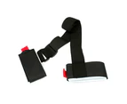 Adjustable Nylon Ski Board Fixed Strap Shoulder Pole Carrier Lash Holder Sling Red