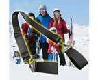 Adjustable Winter Snowboard Skiing Pole Fixing Strap Shoulder Hand Carrier Lash